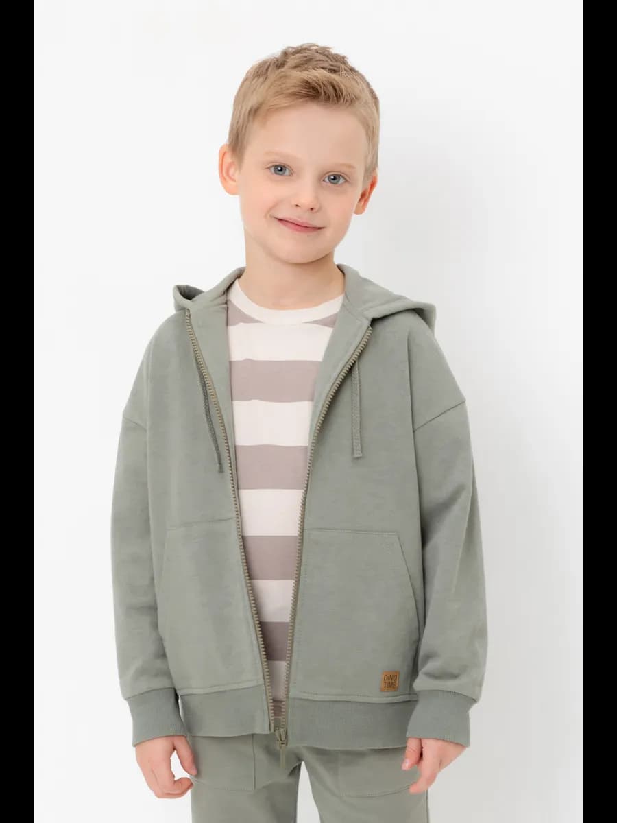 Толстовка с капюшоном на молнии для мальчика