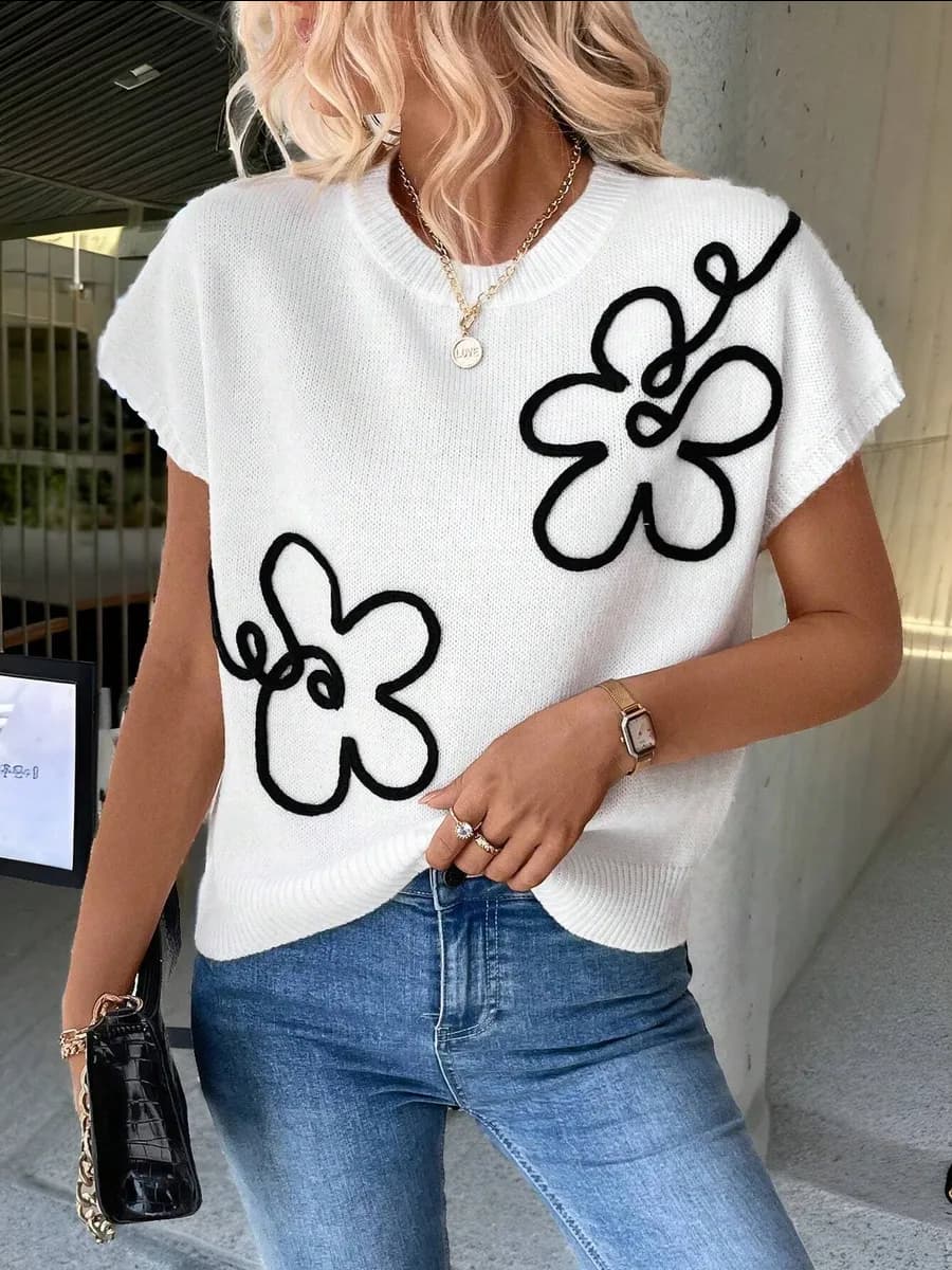 Футболка с коротким рукавами оверсайз