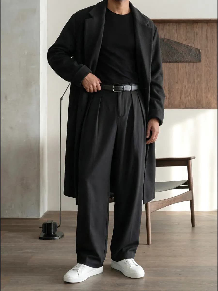 Брюки классические широкие оверсайз