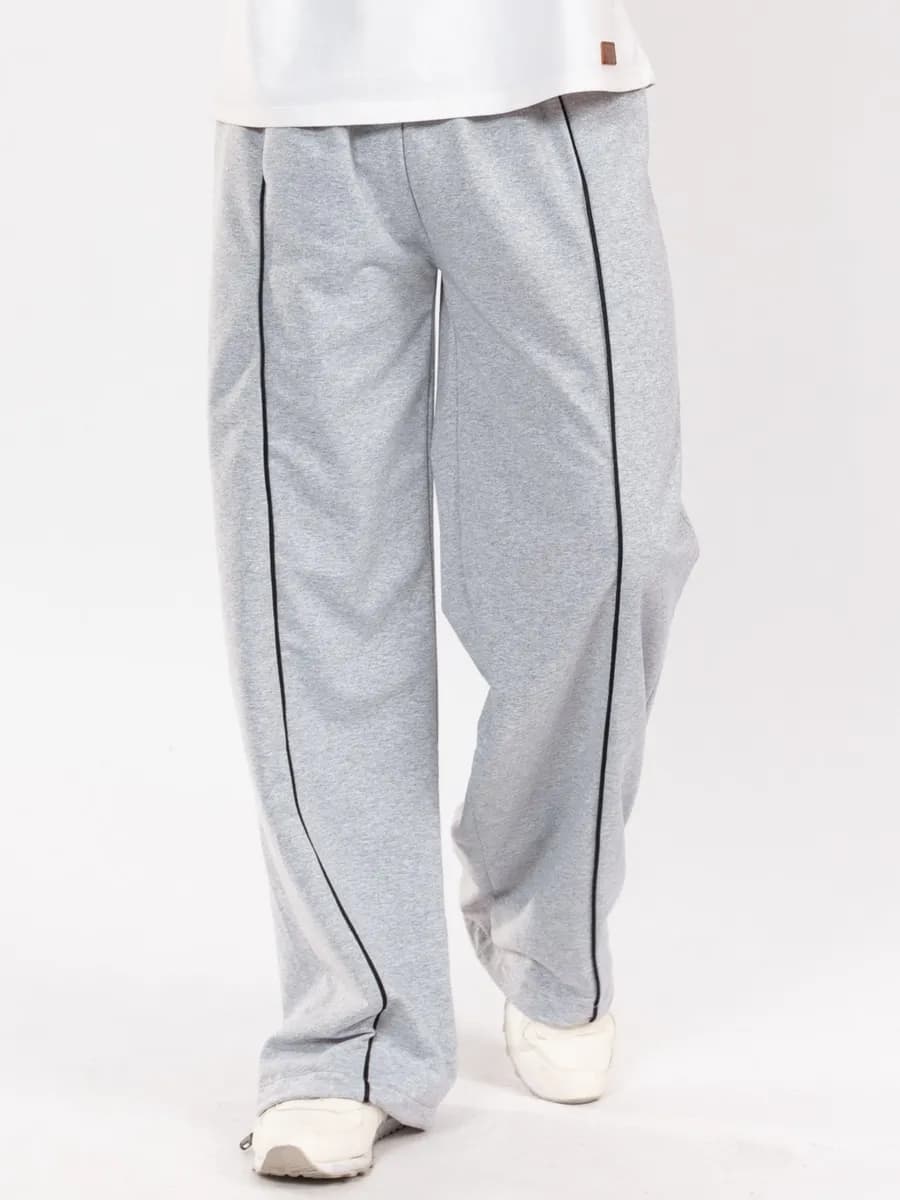 Брюки-штаны спортивные прямые широкие оверсайз