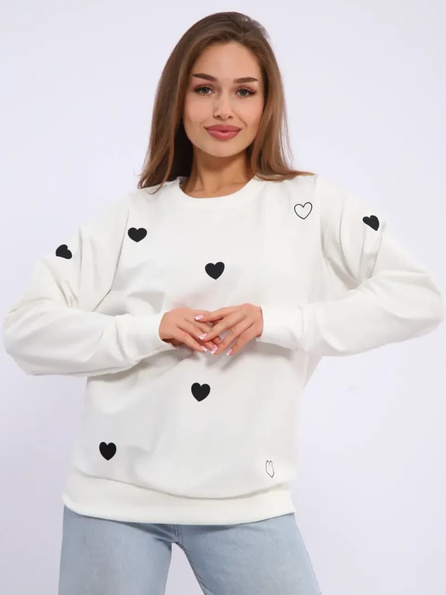 свитшот без начеса