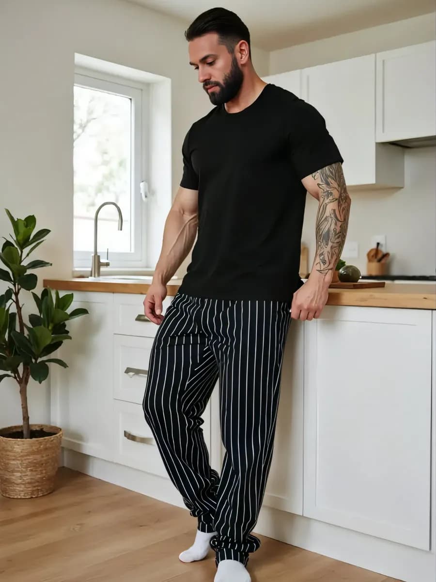 Домашний костюм пижама со штанами