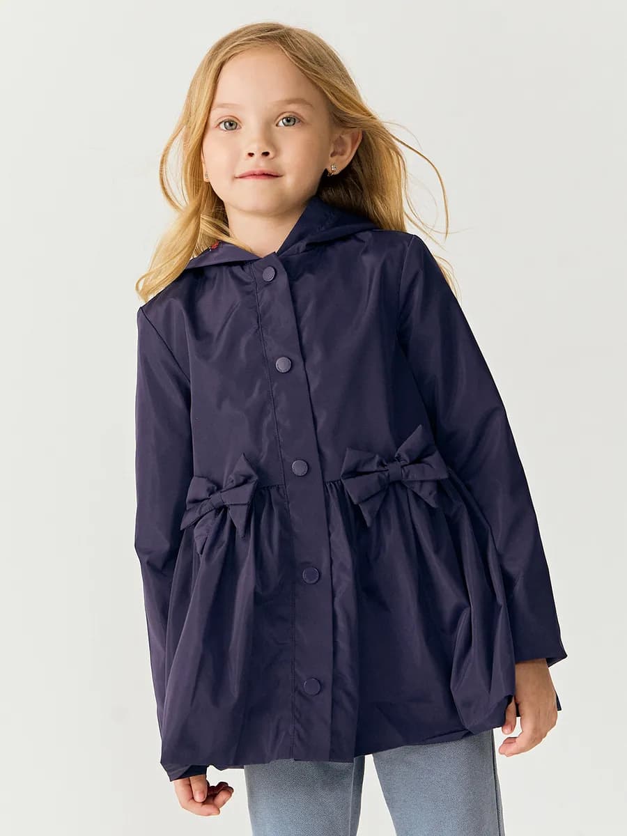 Плащ тренч с капюшоном