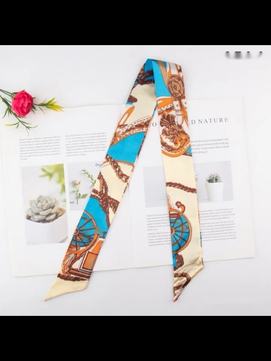 Твилли, повязка на голову, лента, платок - фото 1