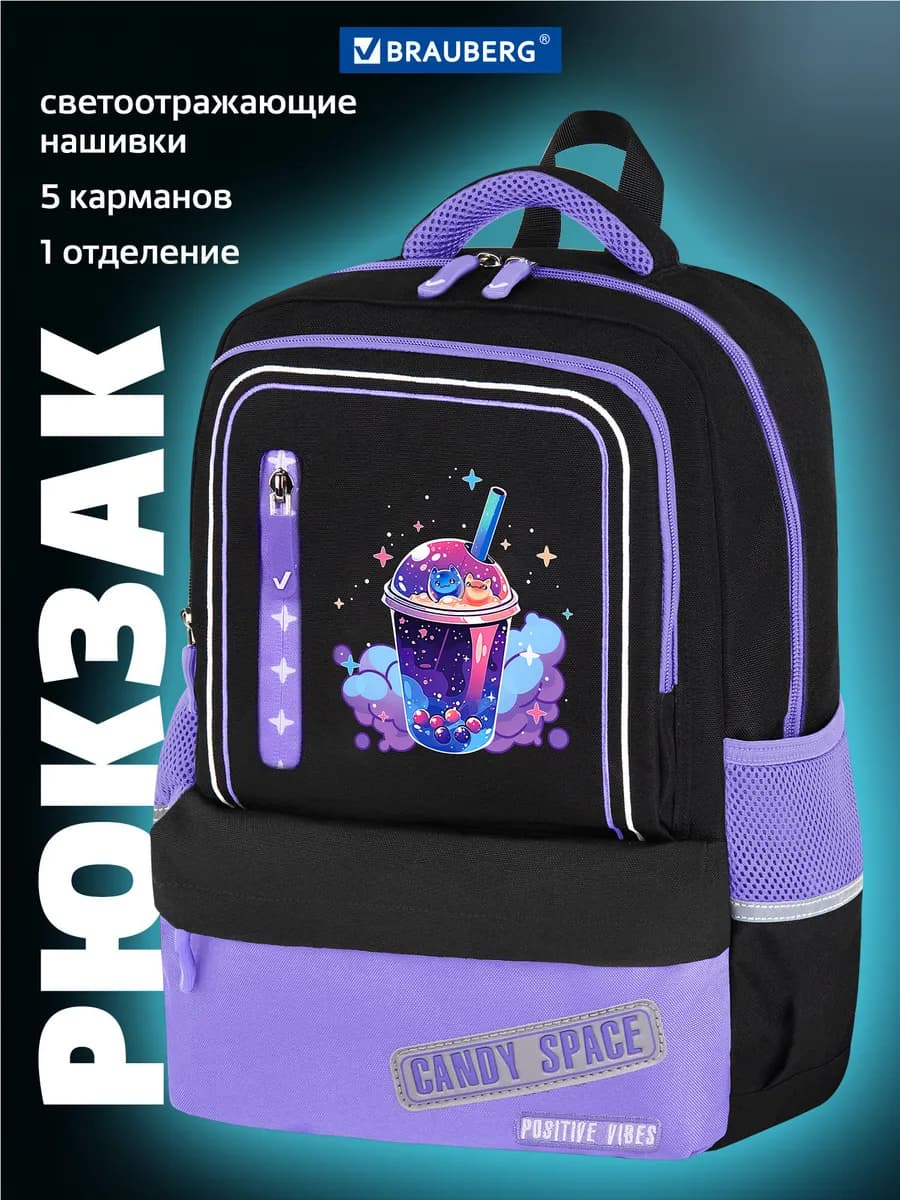 Рюкзак школьный для девочки 1 класс ортопедический в школу