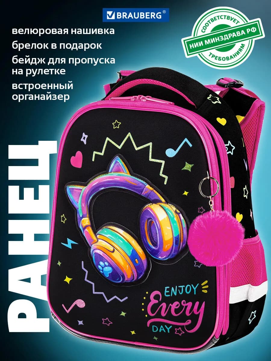 Рюкзак школьный для девочки ранец ортопедический 1 класс