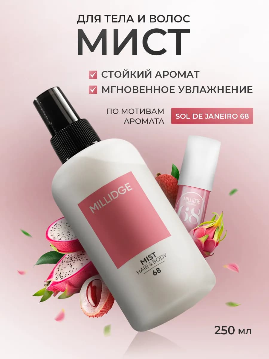 Парфюмированный спрей мист для тела и волос