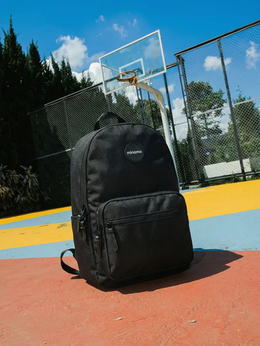 Рюкзак школьный спортивный тканевый