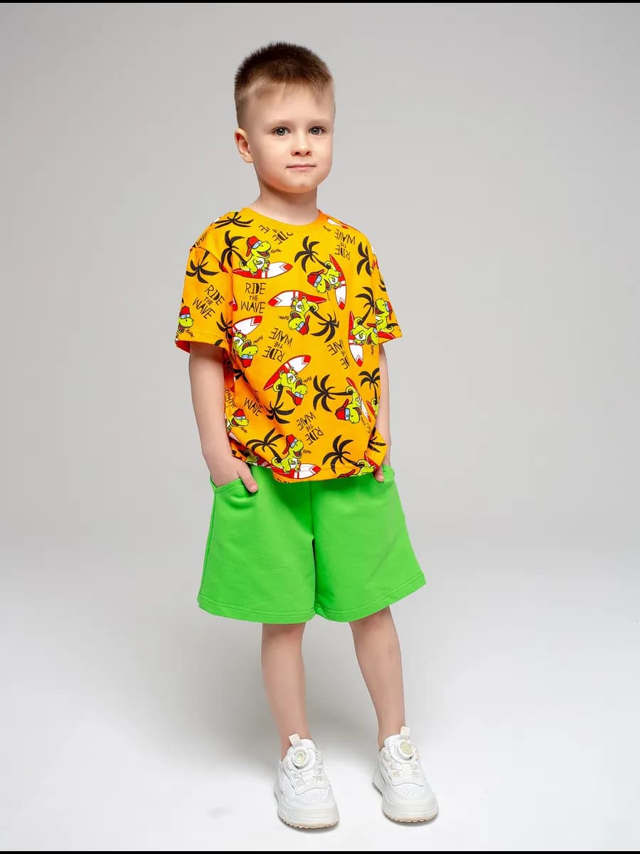 Костюм с шортами домашний трикотажный