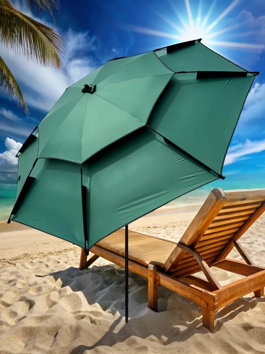 Зонт пляжный большой садовый от солнца