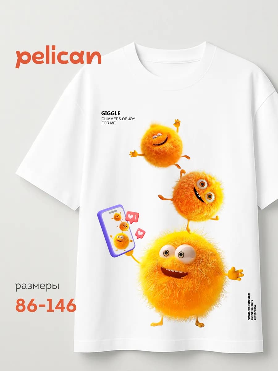 Футболка детская умеренный оверсайз