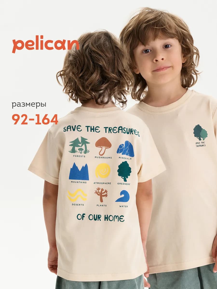 Футболка хлопковая для мальчика