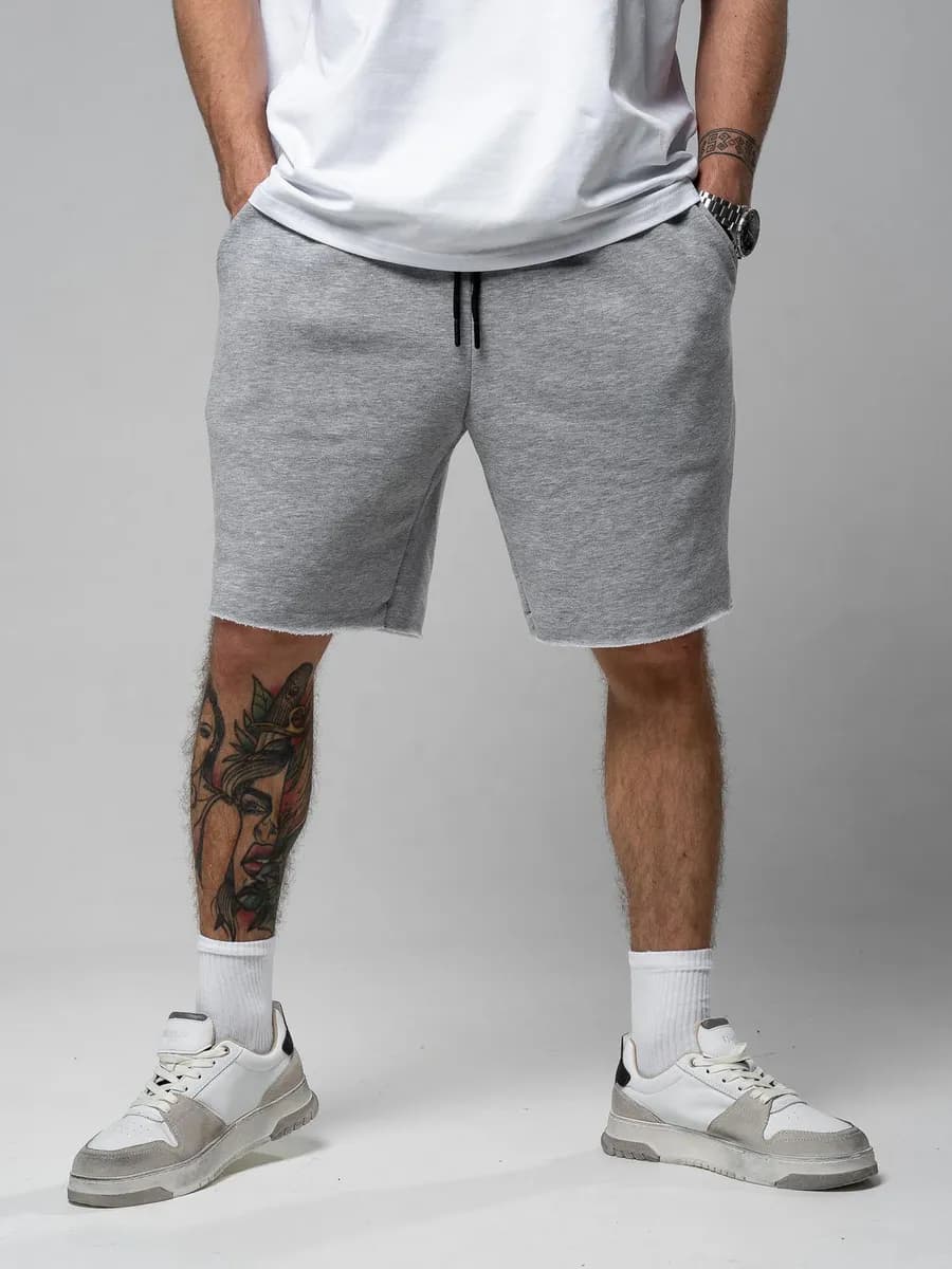 Шорты трикотажные широкие