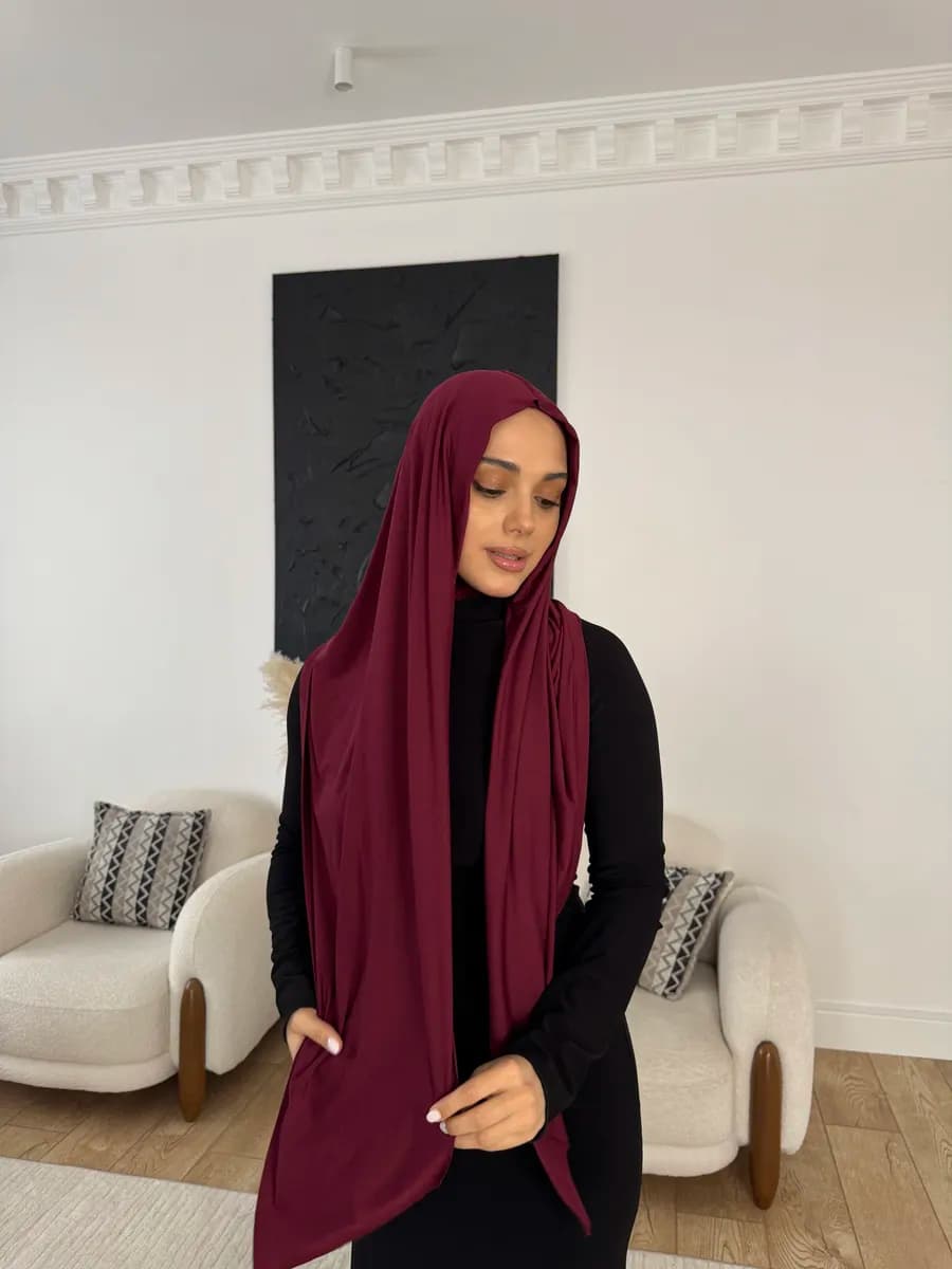 Готовый платок-капюшон