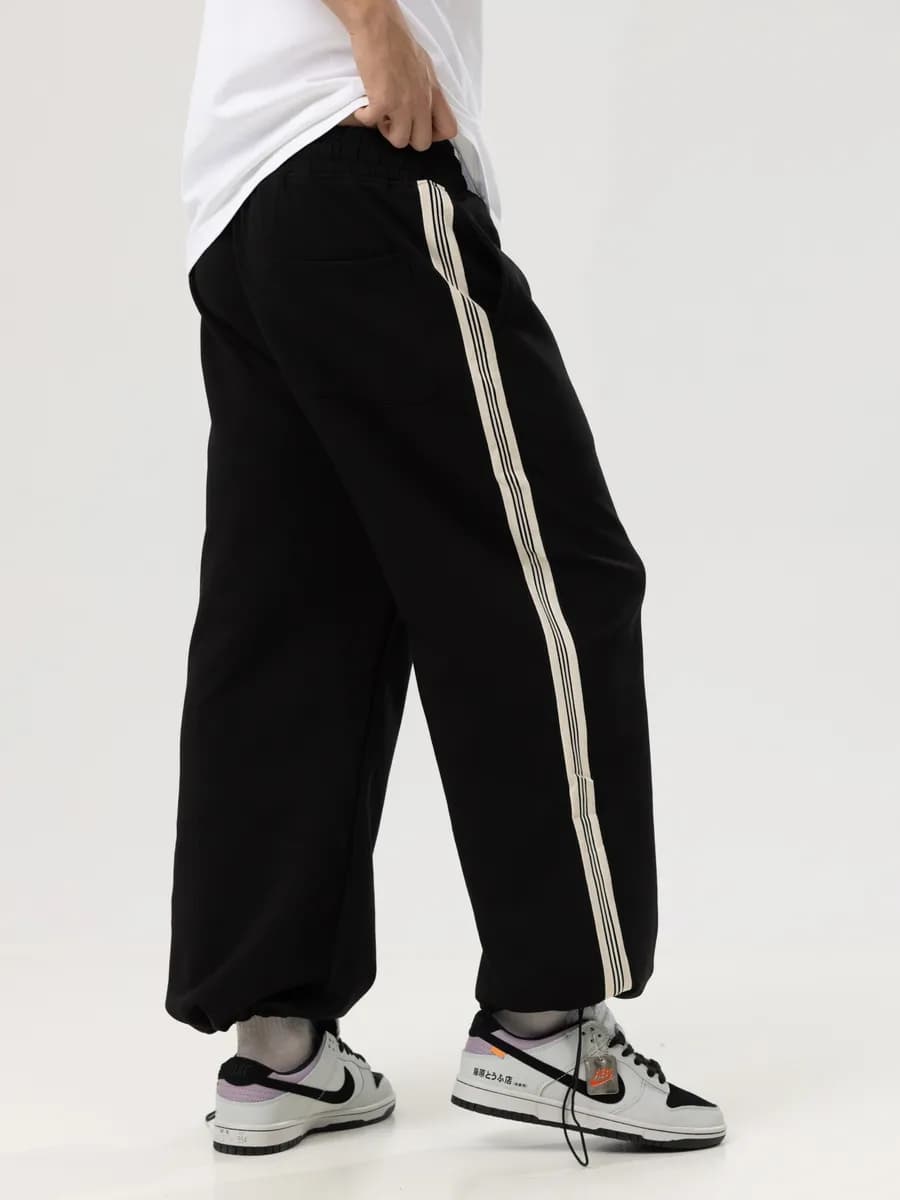 Штаны спортивные оверсайз широкие на резинке