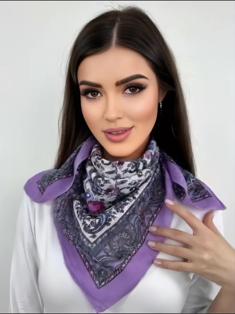 Платок из хлопка