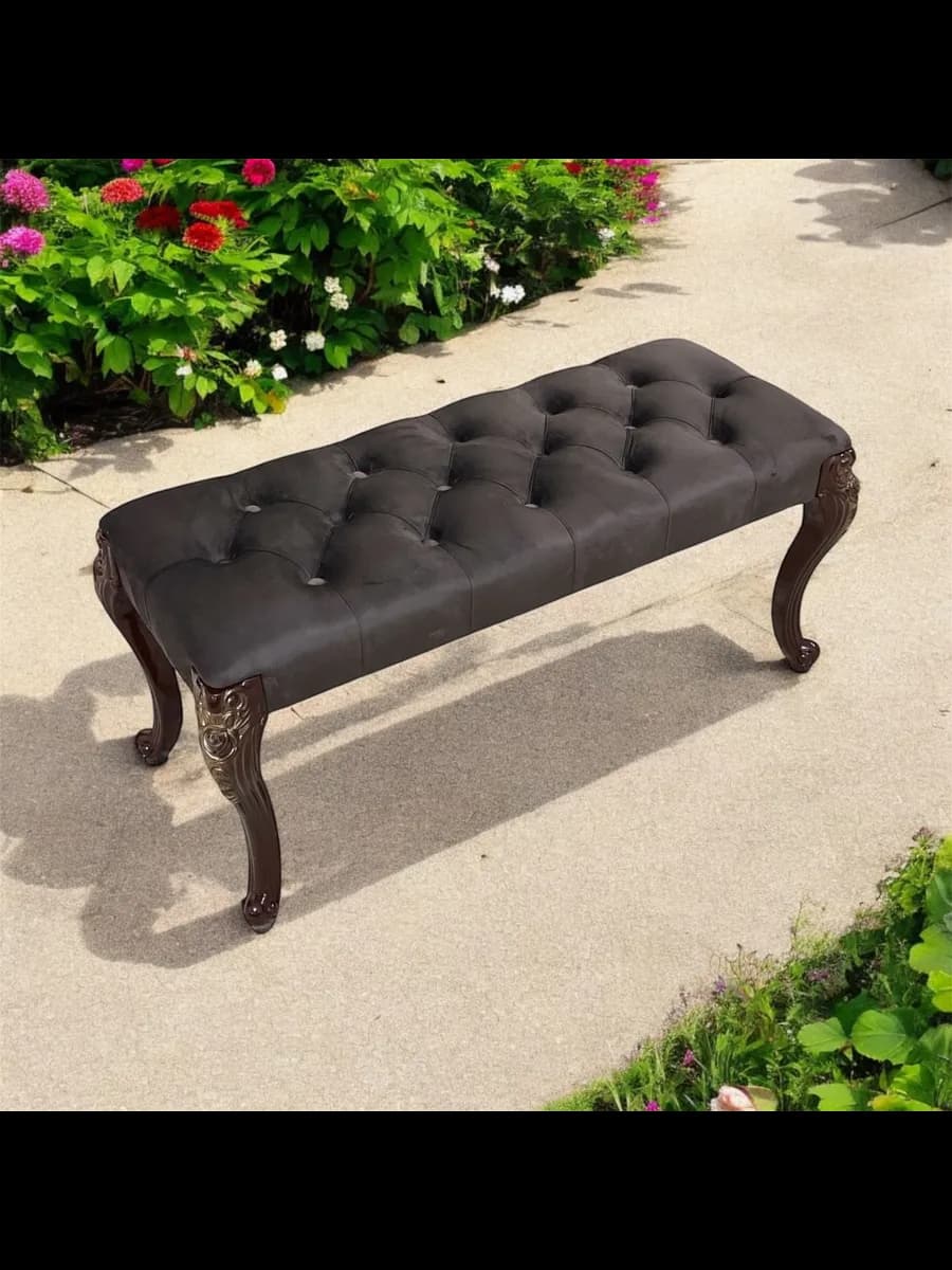 Банкетка в прихожую и спальню пуговицы