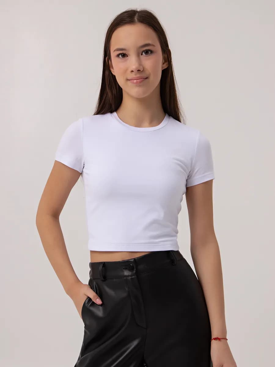 Топ футболка с коротким рукавом