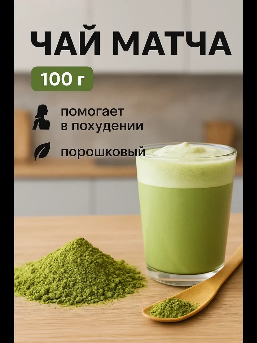 Зеленый чай матча