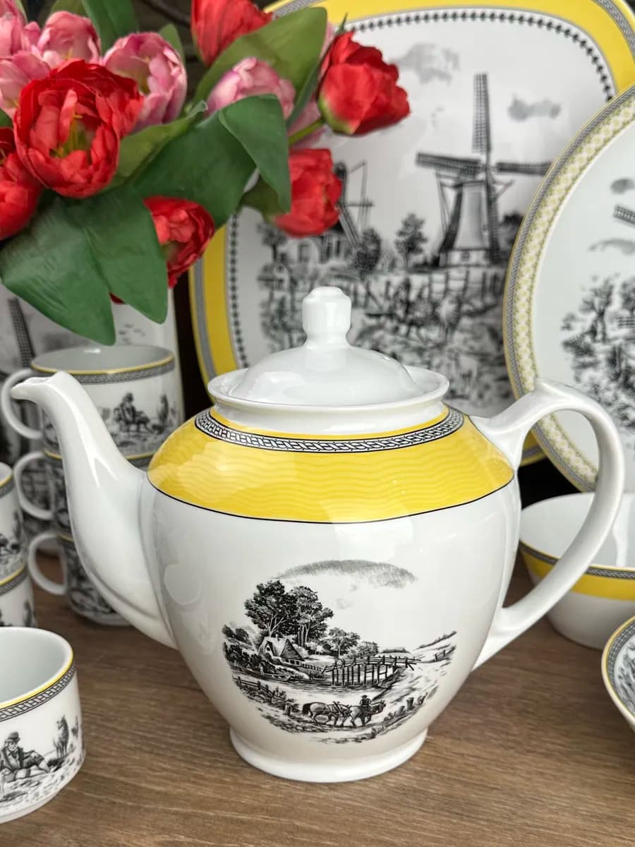 Чайник гладкий фарфоровый 1900 мл Вилладж Hayati Village