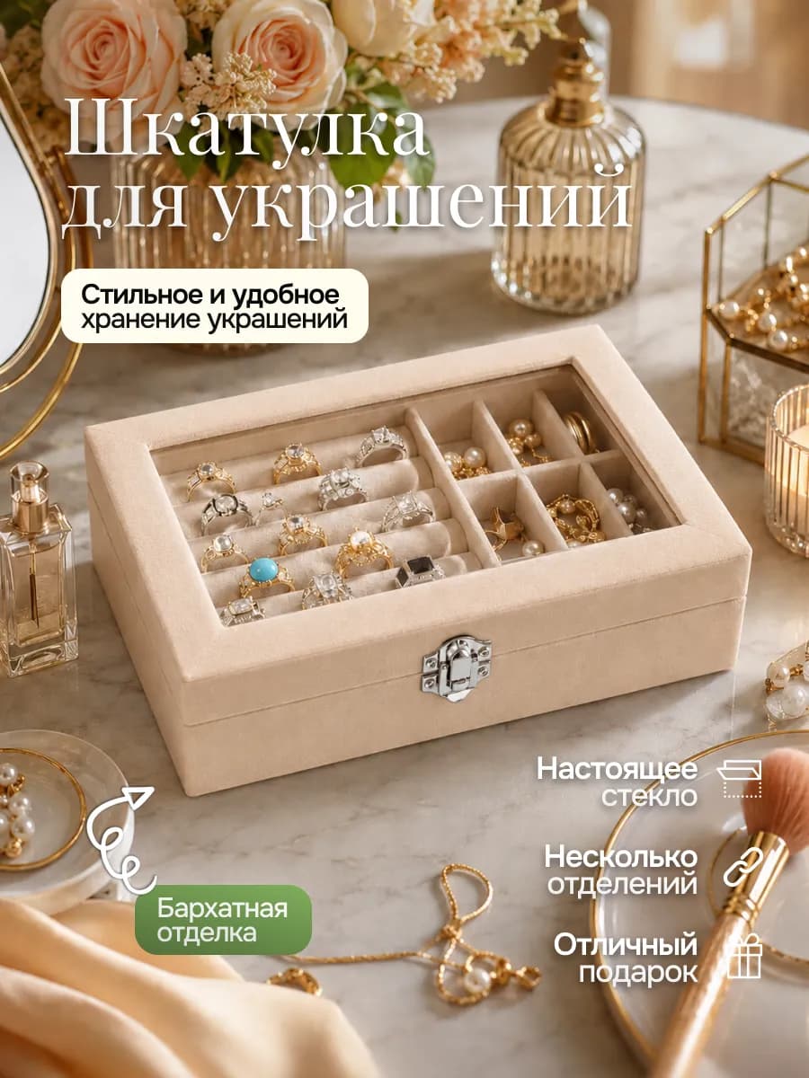 Шкатулка для украшений, хранение украшений