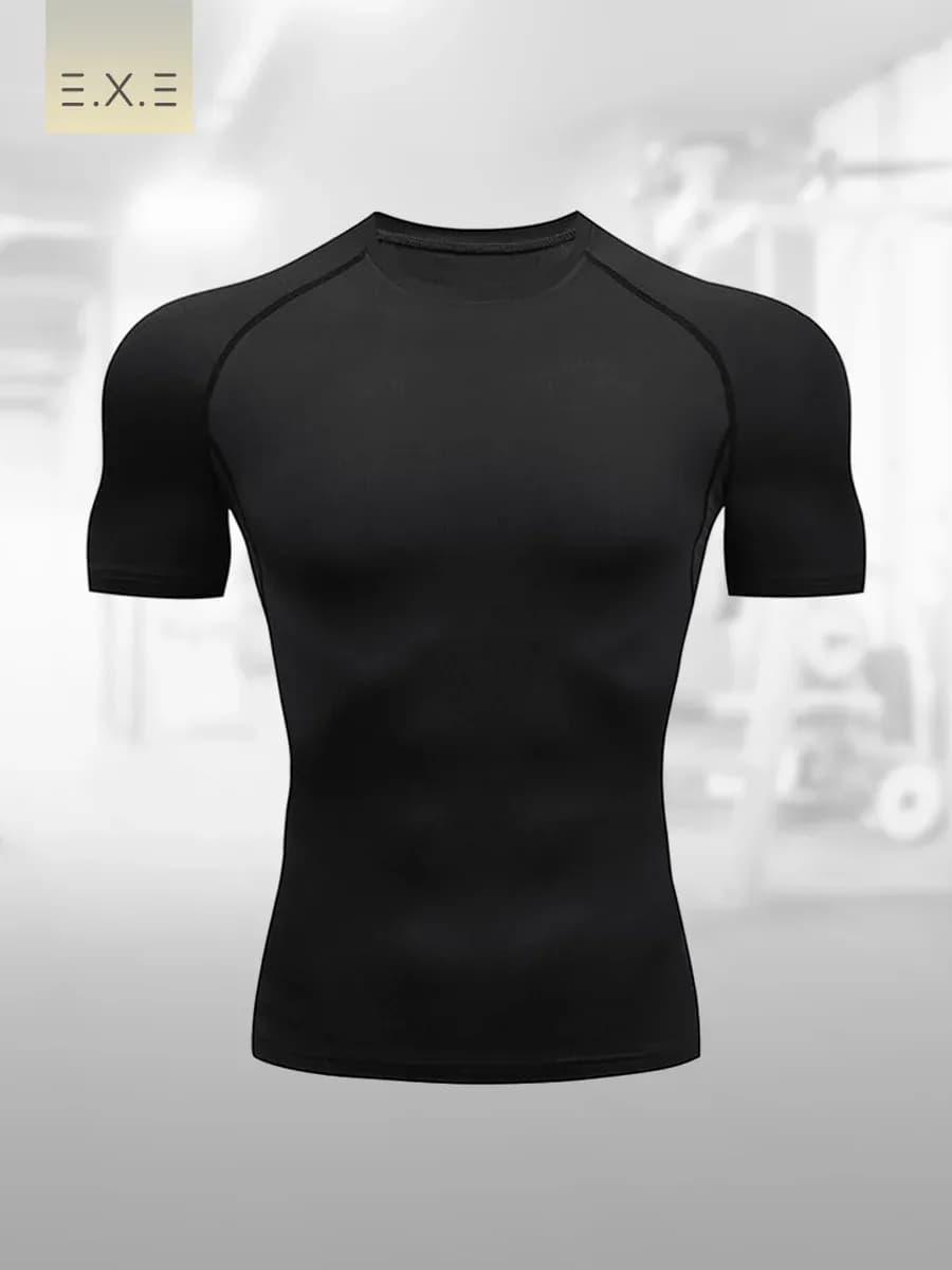Спортивная футболка обтягивающая компрессионный рашгард