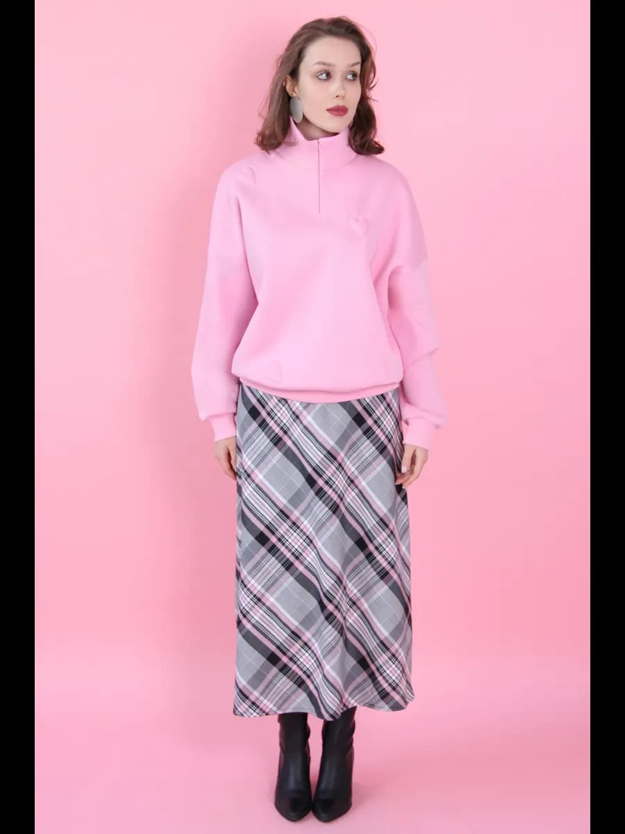 Юбка Макси В Клетку