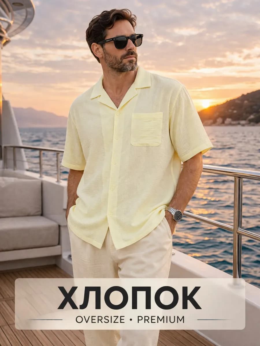 Рубашка муслиновая oversize