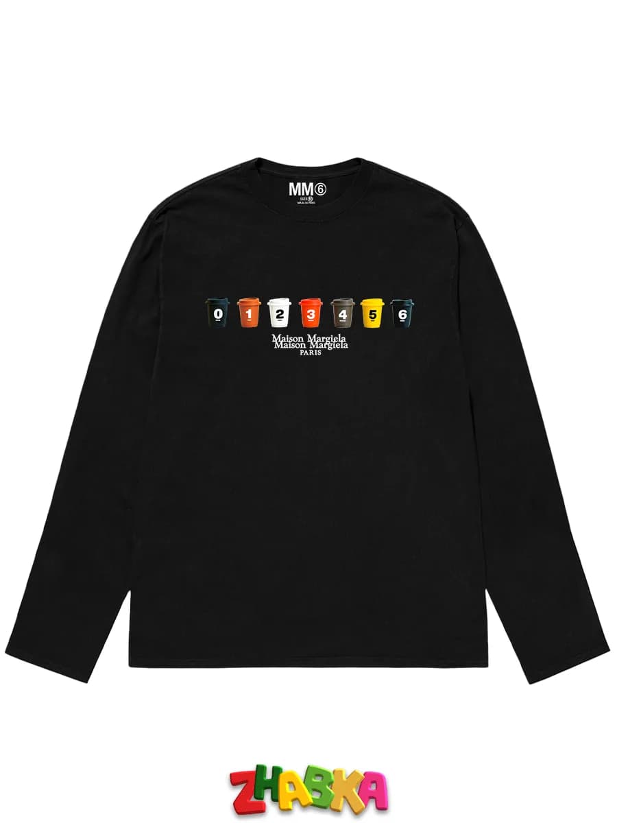лонгслив с принтом оверсайз MAISON MARGIELA маржела sk8