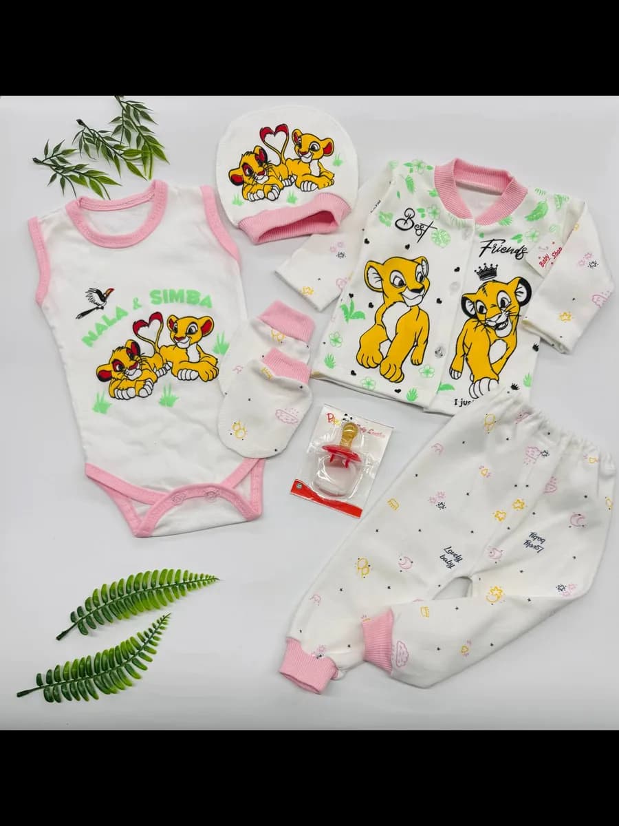 Комплект для новорожденных на выписку 5в1