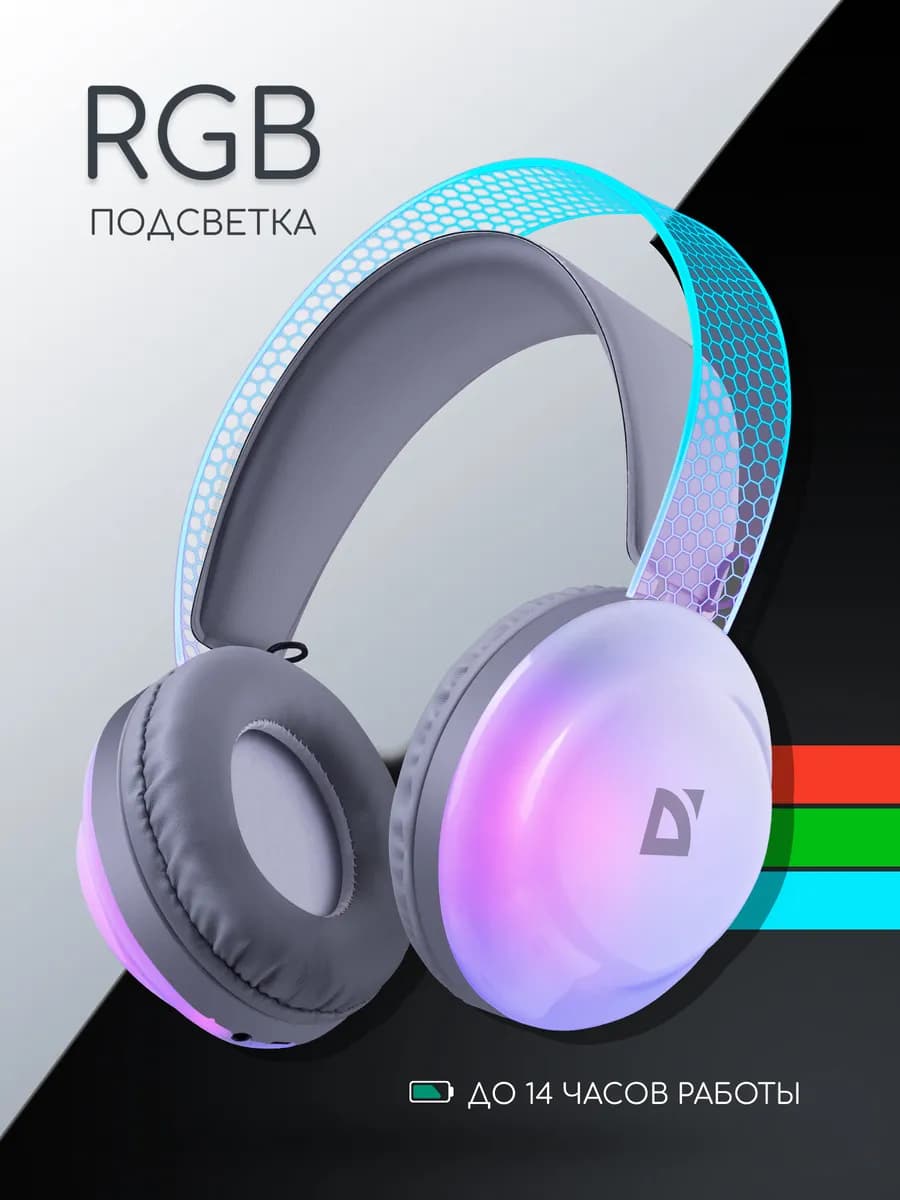 Наушники беспроводные большие с микрофоном - фото 1