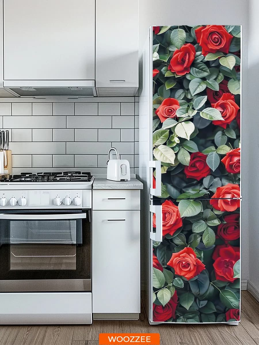 Интерьерная наклейка на холодильник декор для кухни