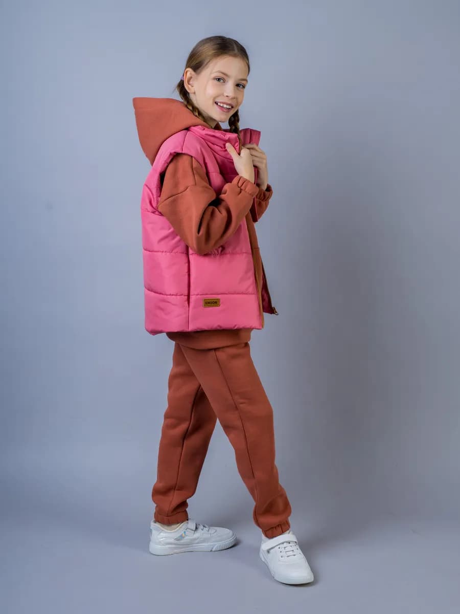 Жилетка детская утепленная