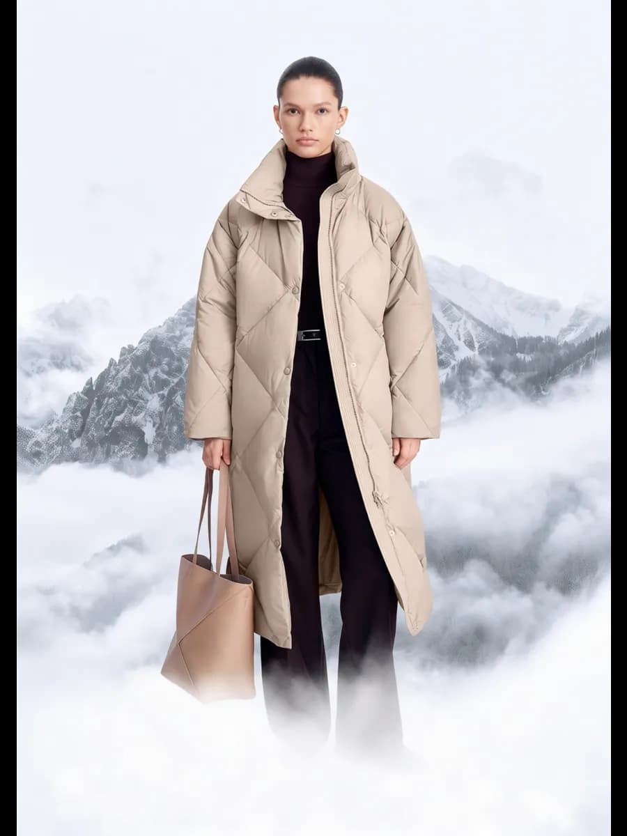 Пуховое пальто