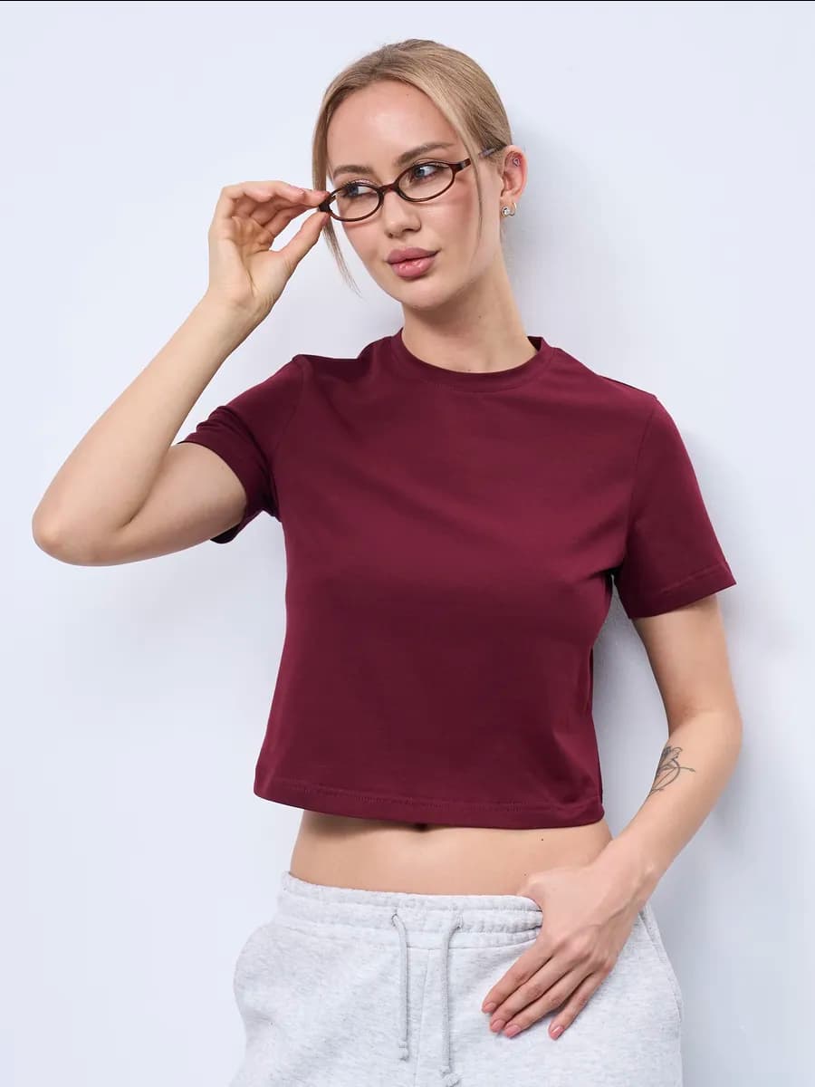 Футболка женская летняя спортивная с коротким рукавом