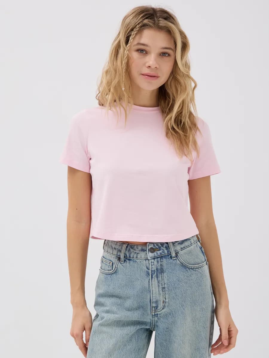 Футболка женская летняя спортивная с коротким рукавом - фото 1