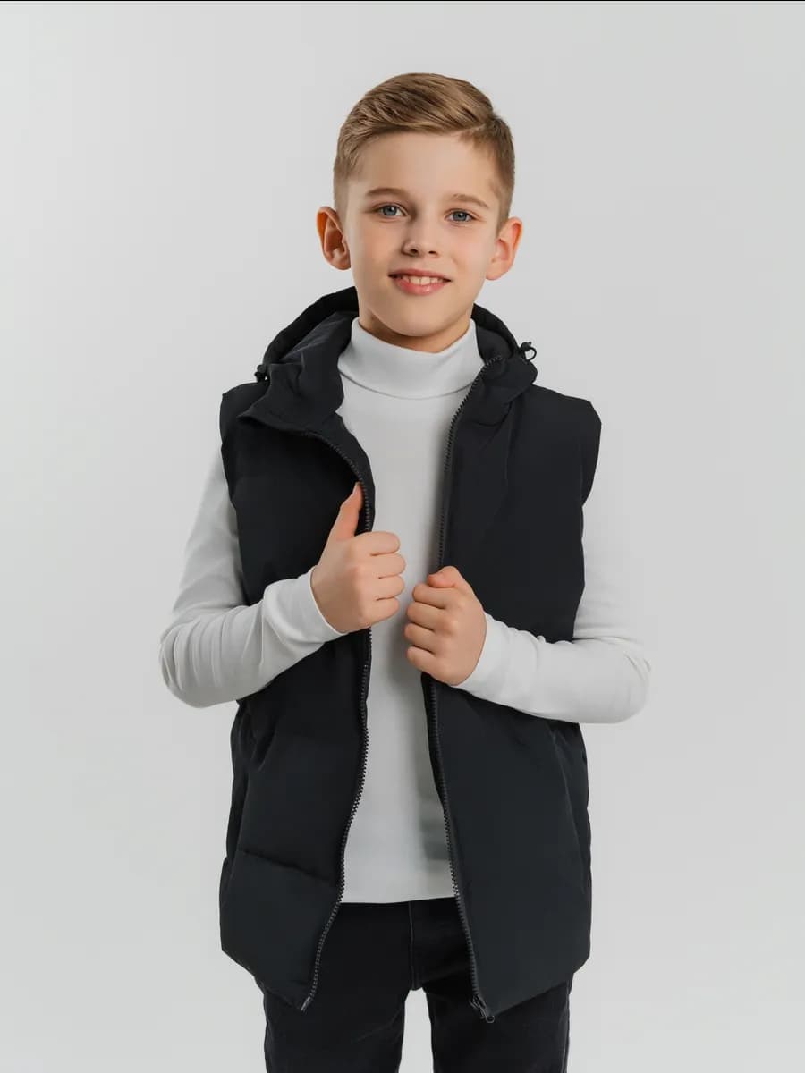 Жилетка детская утепленная