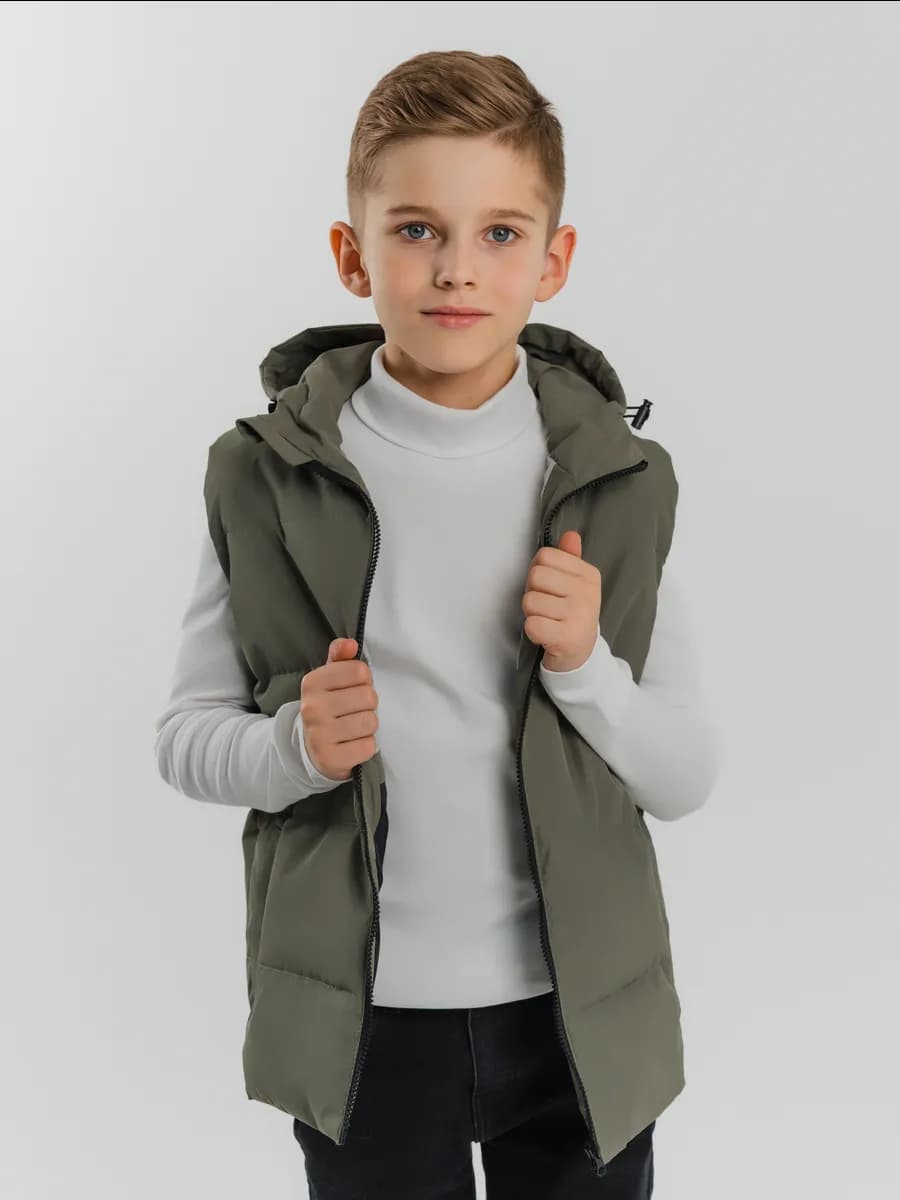 Жилетка детская утепленная