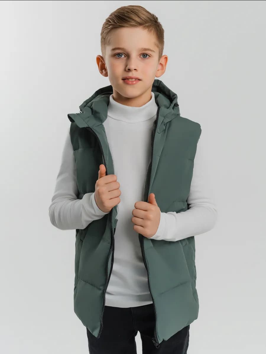 Жилетка детская утепленная