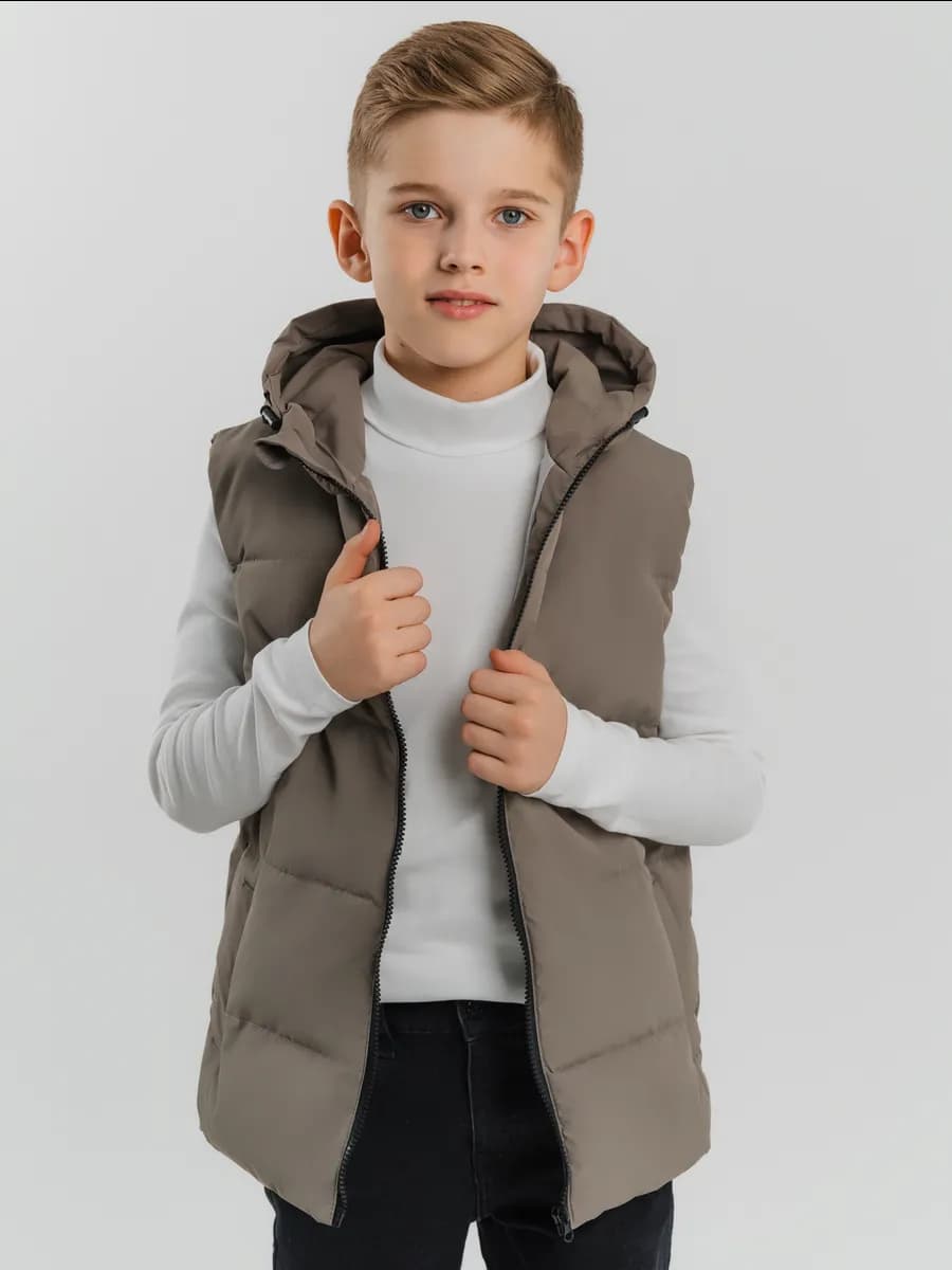 Жилетка детская утепленная