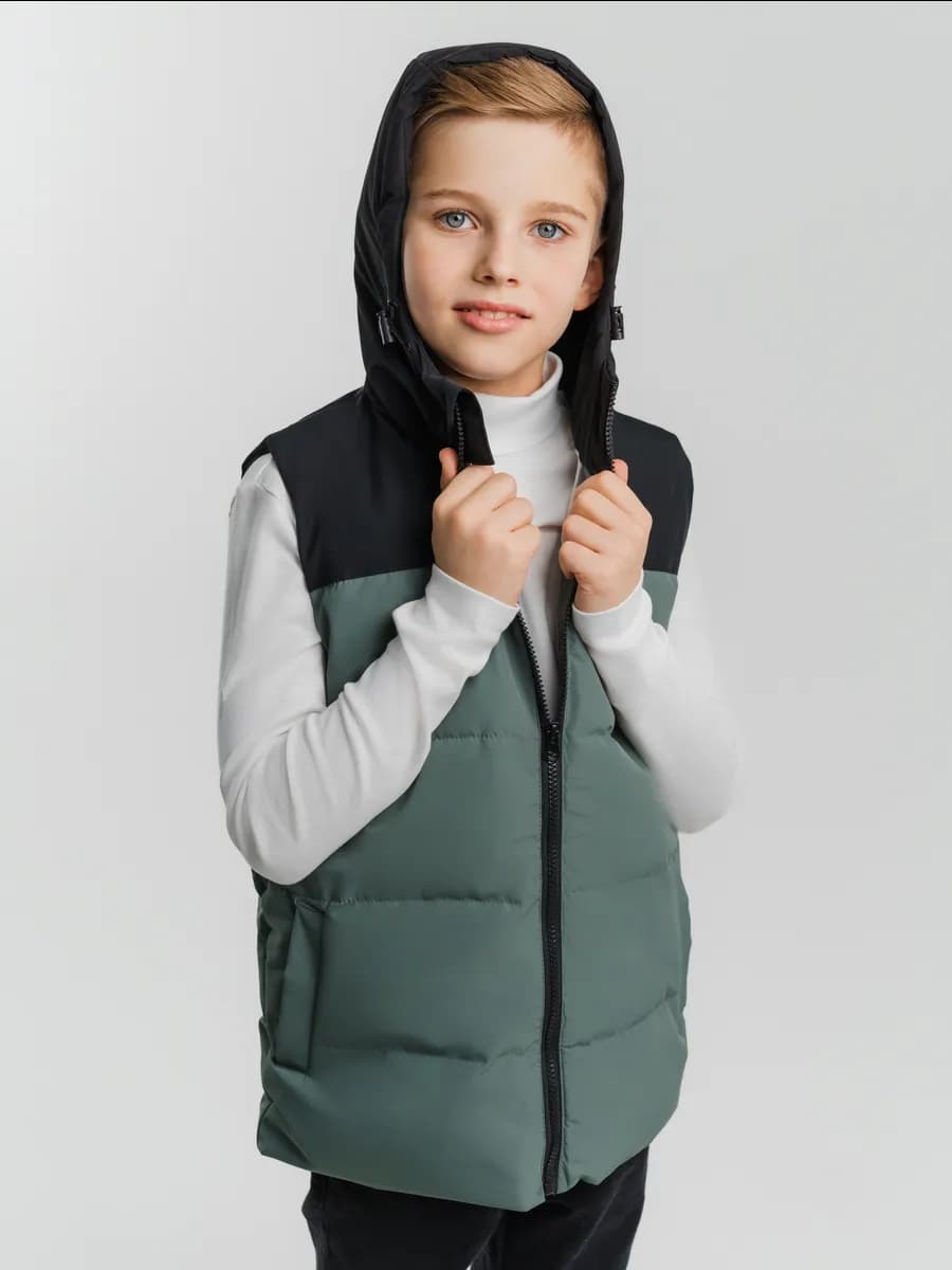Жилетка детская утепленная