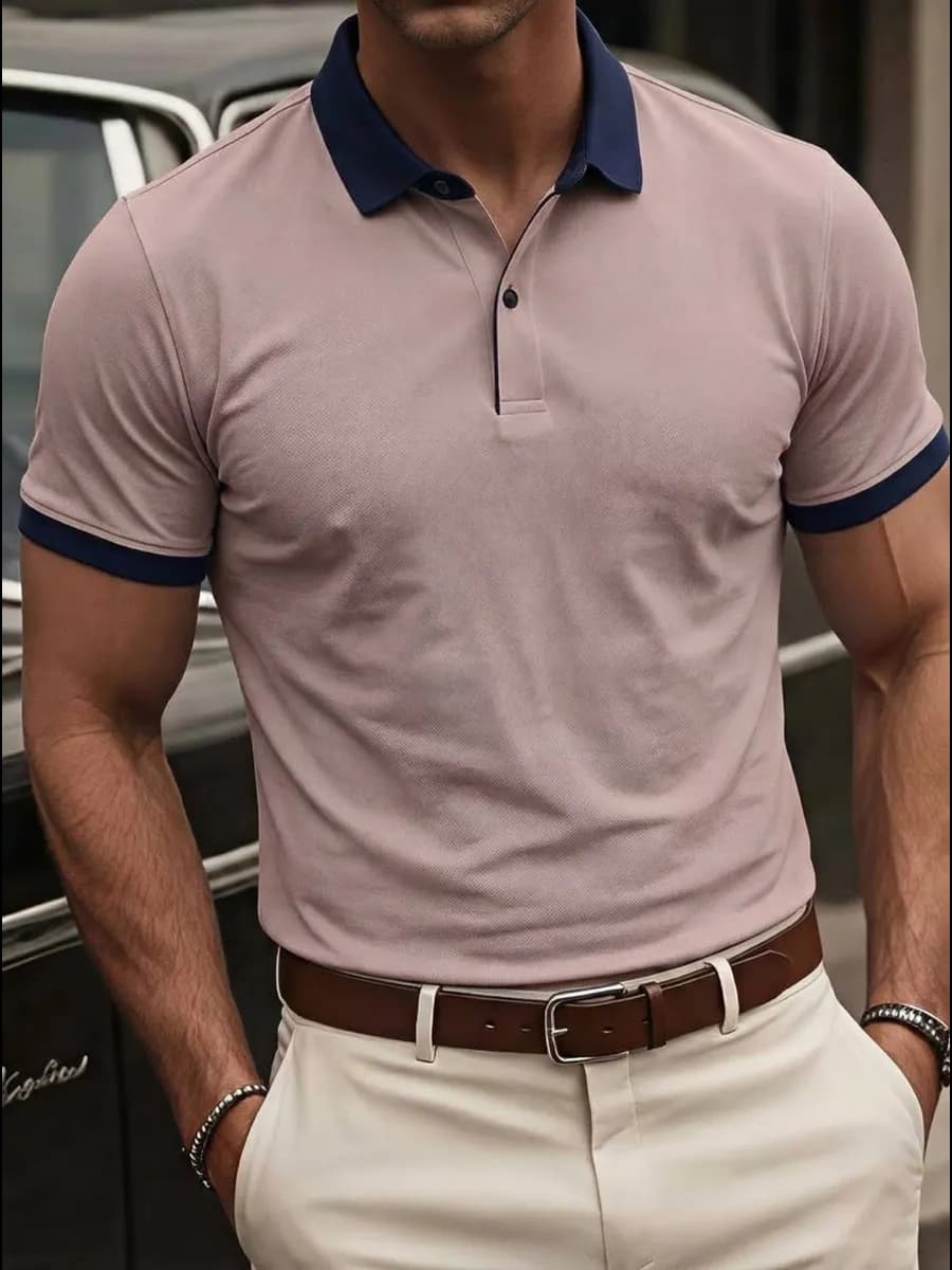 Футболка поло с коротким рукавом