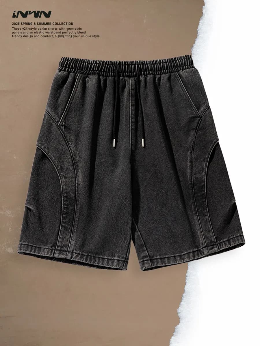 Шорты джинсовые y2k варенка на резинке