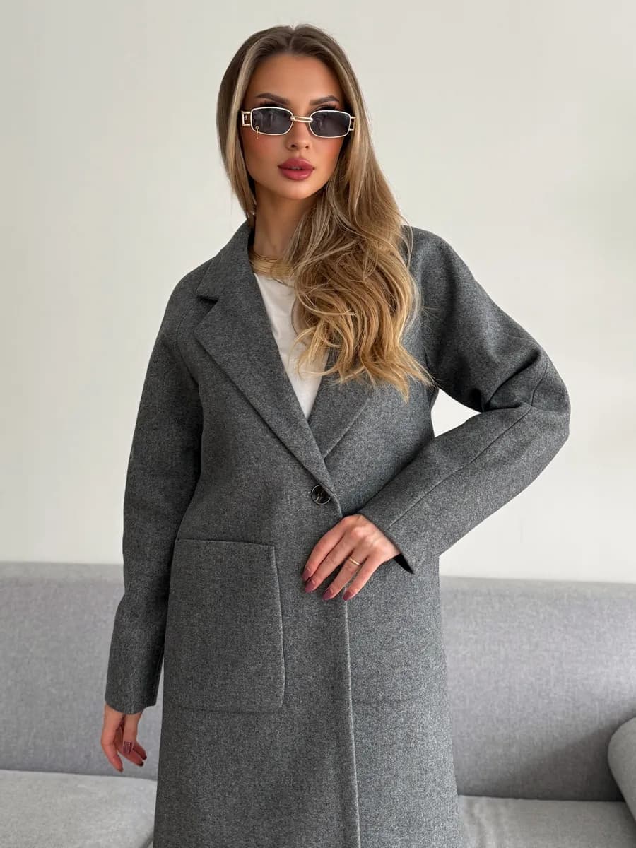 Пальто демисезонное - фото 1