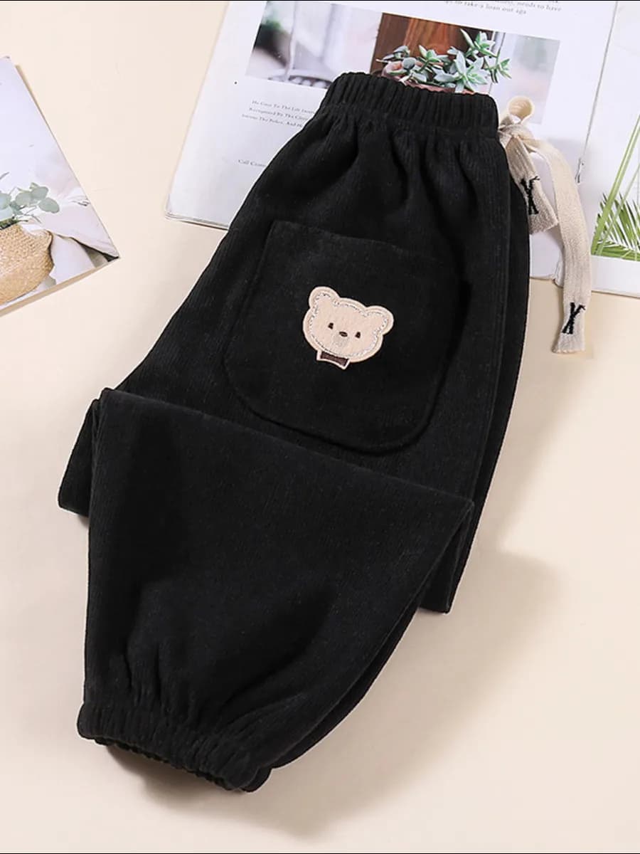 Штаны вельветовые джоггеры широкие для малыша