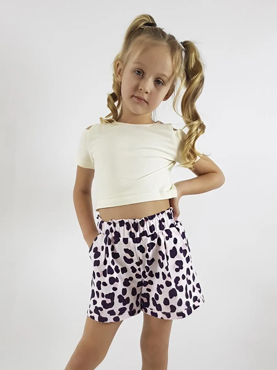 Шорты трикотажные широкие для детей