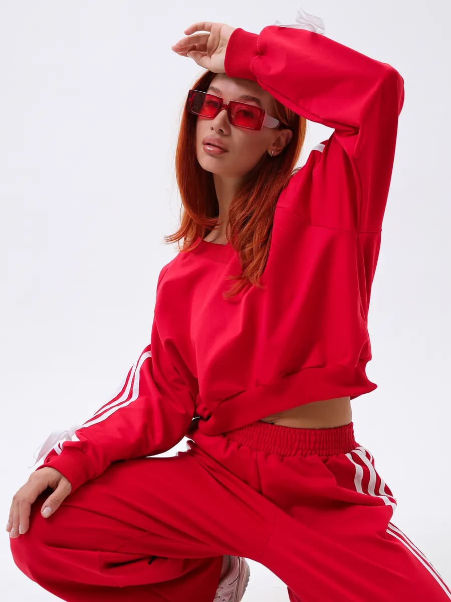 Спортивный костюм оверсайз без начеса