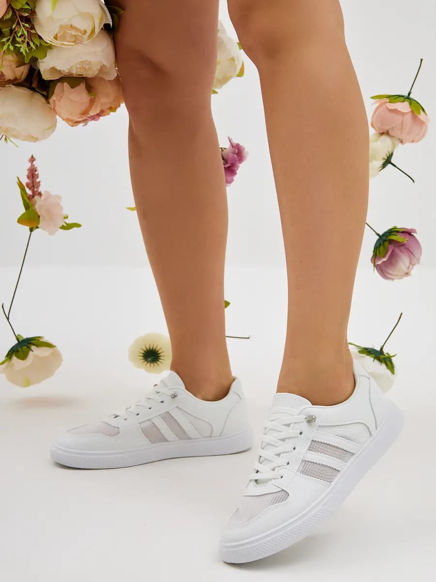 Кеды летние белые - фото 1