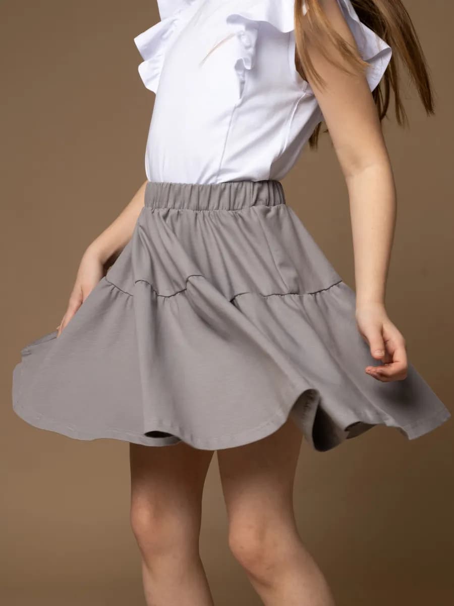 Юбка для девочки школьная - фото 1