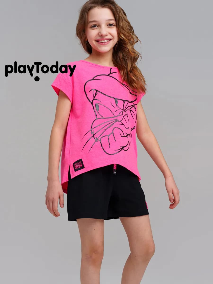 Костюм летний подростковый футболка шорты